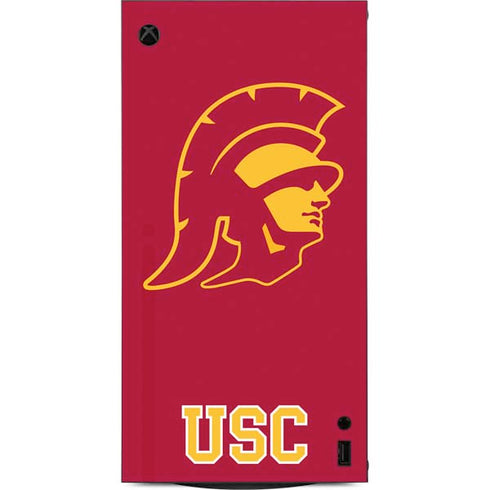 University of Southern California USC Gold Trojan Mascot XBox Series X Digital Edition Console Skin